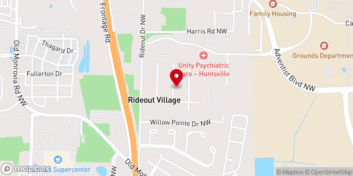 Map showing location of New Life Outreach International Of