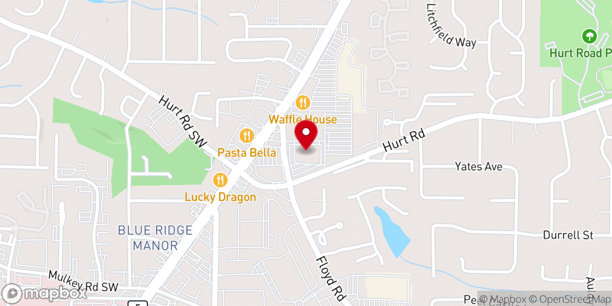 Map showing location of Lionheart Church International