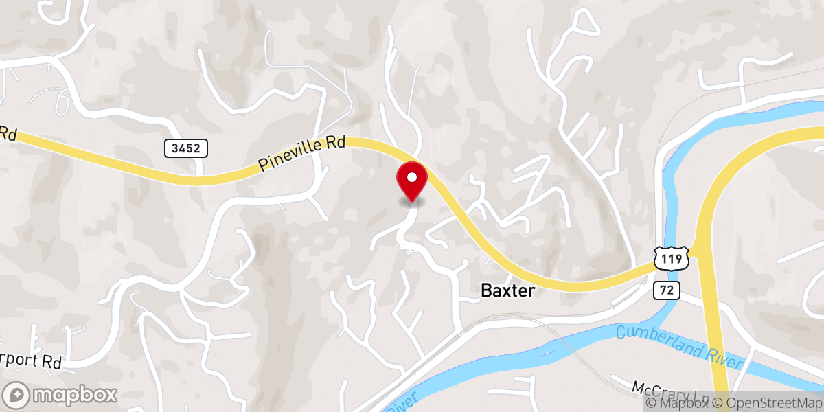 Map showing location of Harlan Seventh-Day Adventist