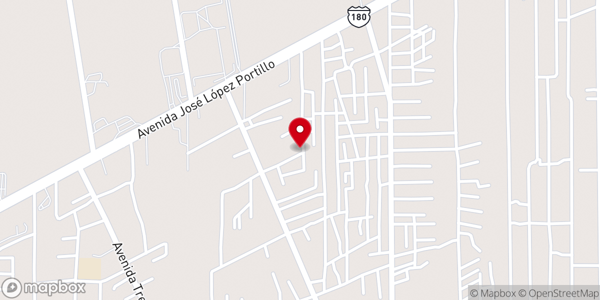 Map showing location of Iglesia bautista Jesús es el camino