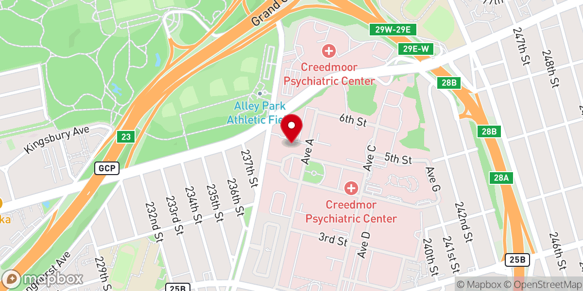 Map showing location of Next Zion Church Inc