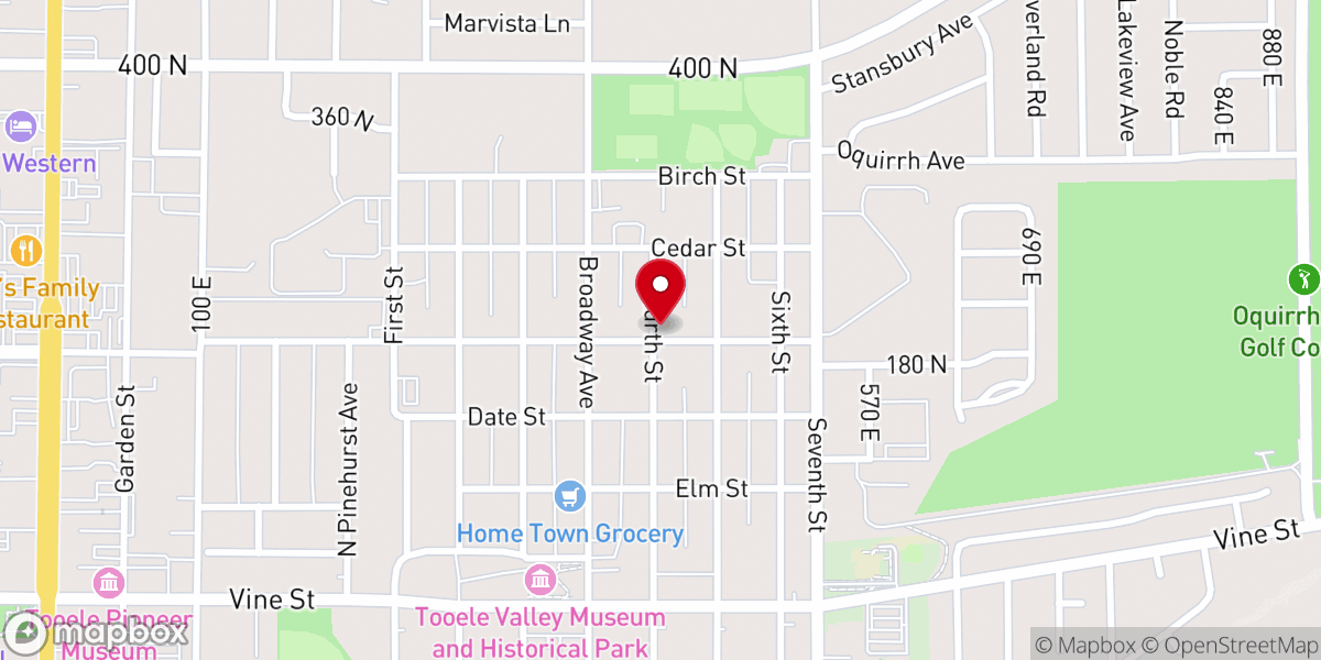 Map showing location of New Life Christian Fellowship