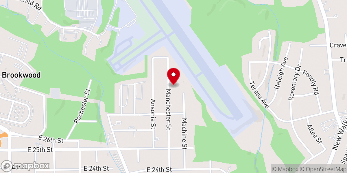 Map showing location of Mount Sinai Full Gospel Deliverance Center