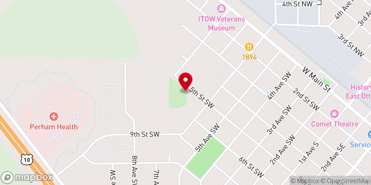 Map showing location of St Paul's Lutheran School