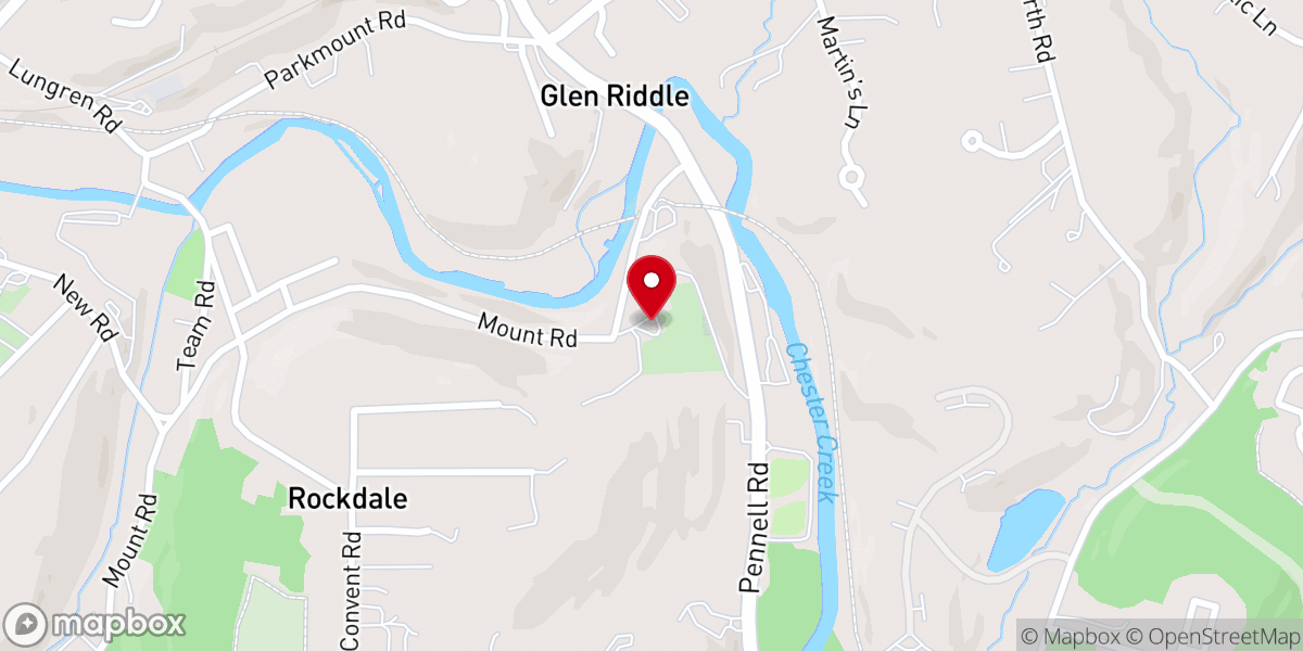 Map showing location of Resurrection Episcopal Church