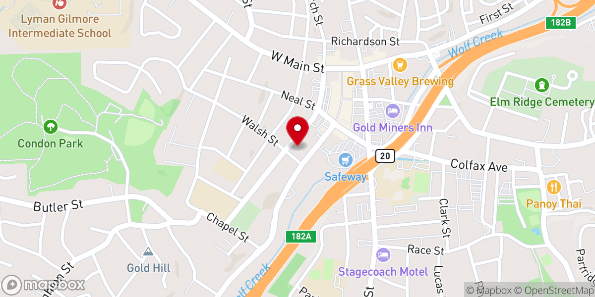 Map showing location of Emmanuel Episcopal Church