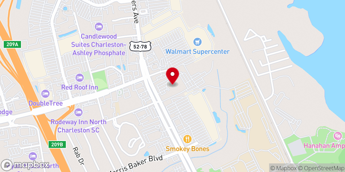 Map showing location of Mt Moriah Family Life Center