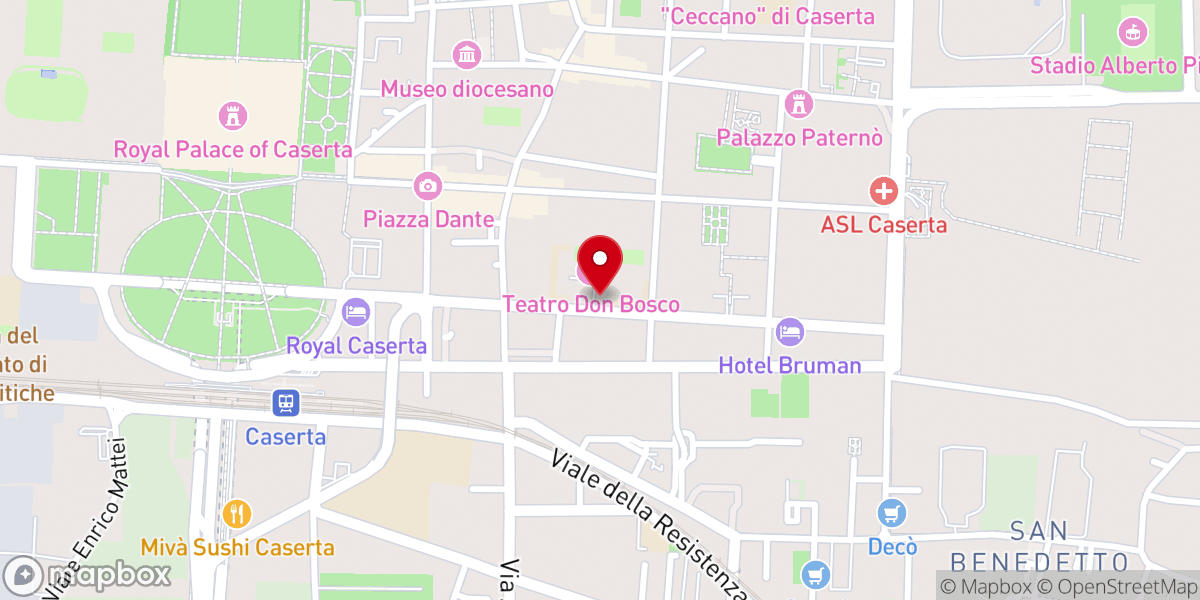 Map showing location of Istituto Salesiano "Sacro Cuore di Maria"
