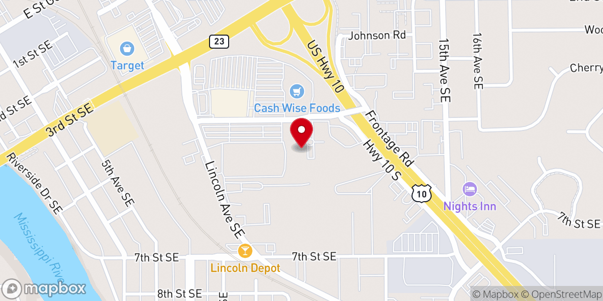 Map showing location of Free Grace United Church