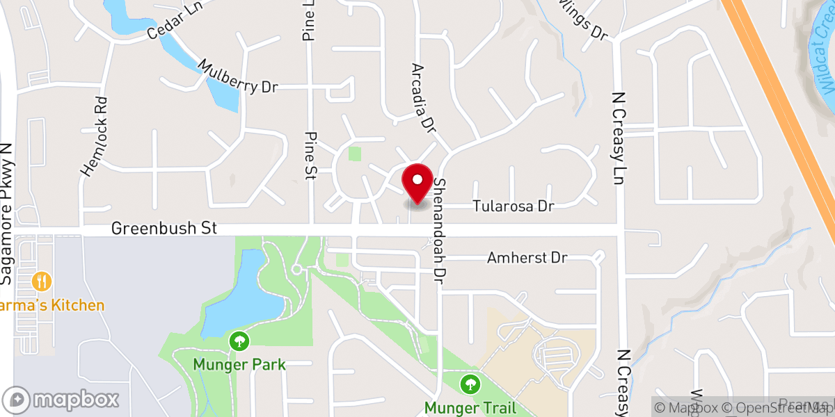 Map showing location of Word of Life Fellowship Church