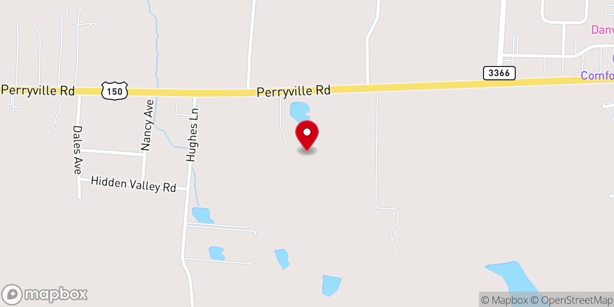 Map showing location of Danville Seventh-day Adventist Church