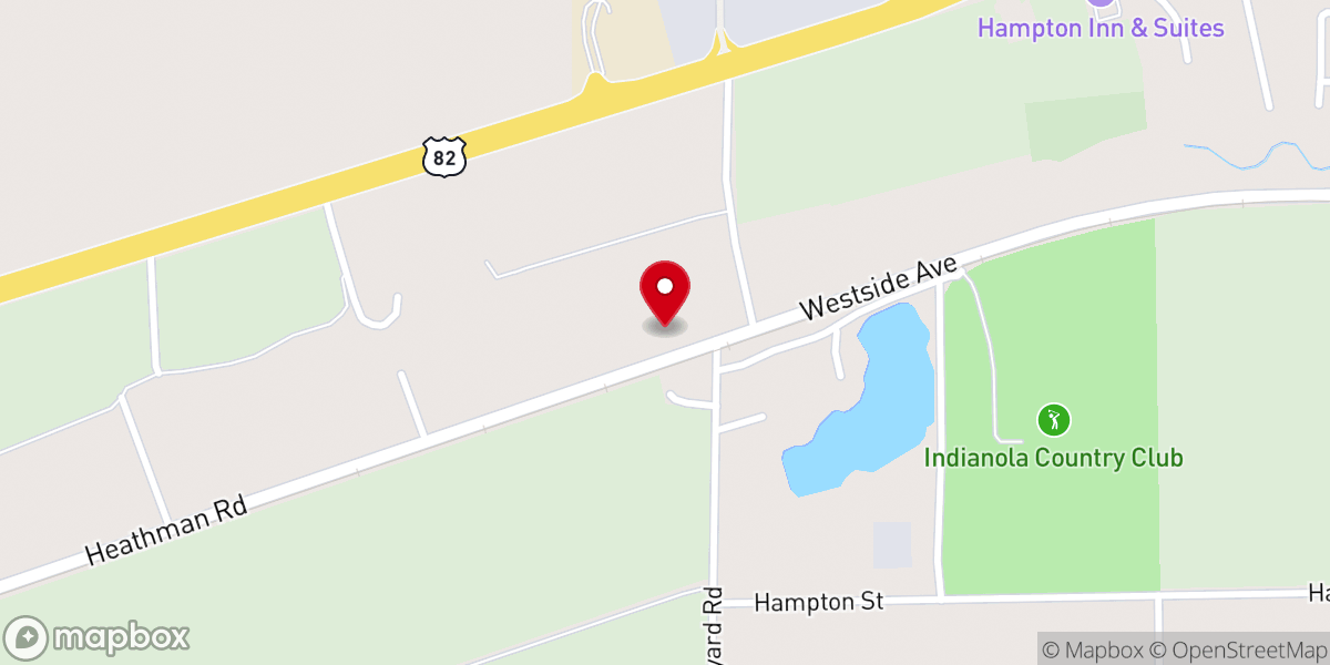 Map showing location of Mount Zion Center Church