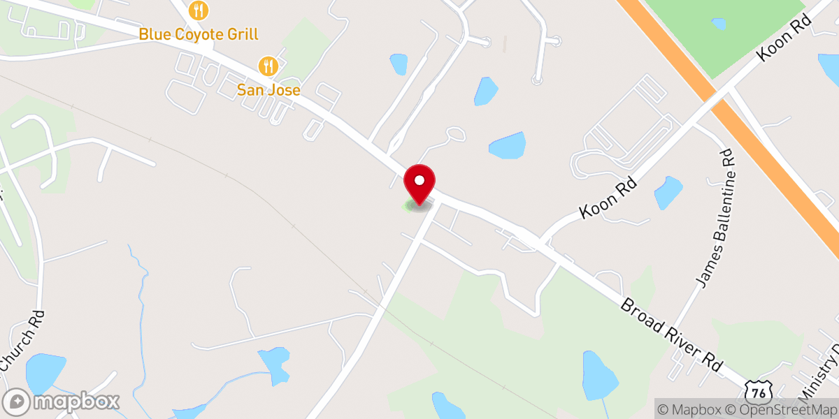 Map showing location of Family Worship Center