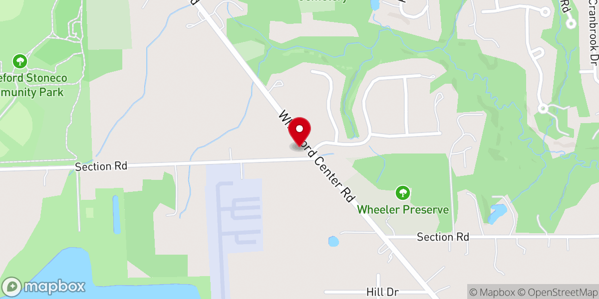 Map showing location of South Whiteford Church