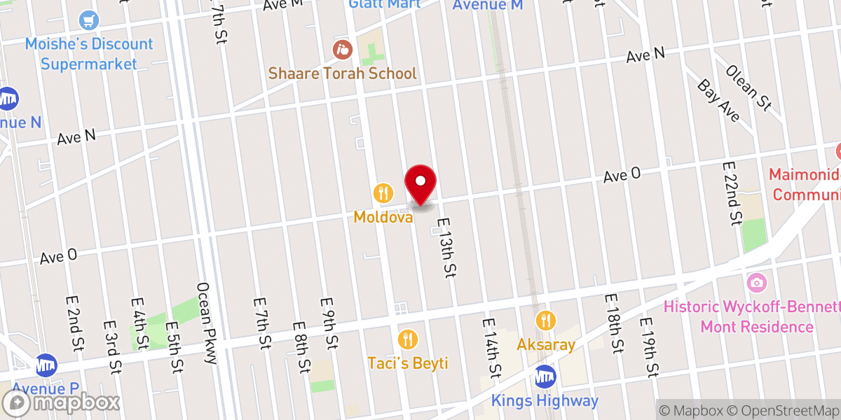 Map showing location of The Roman Catholic Church of Saint Brendan