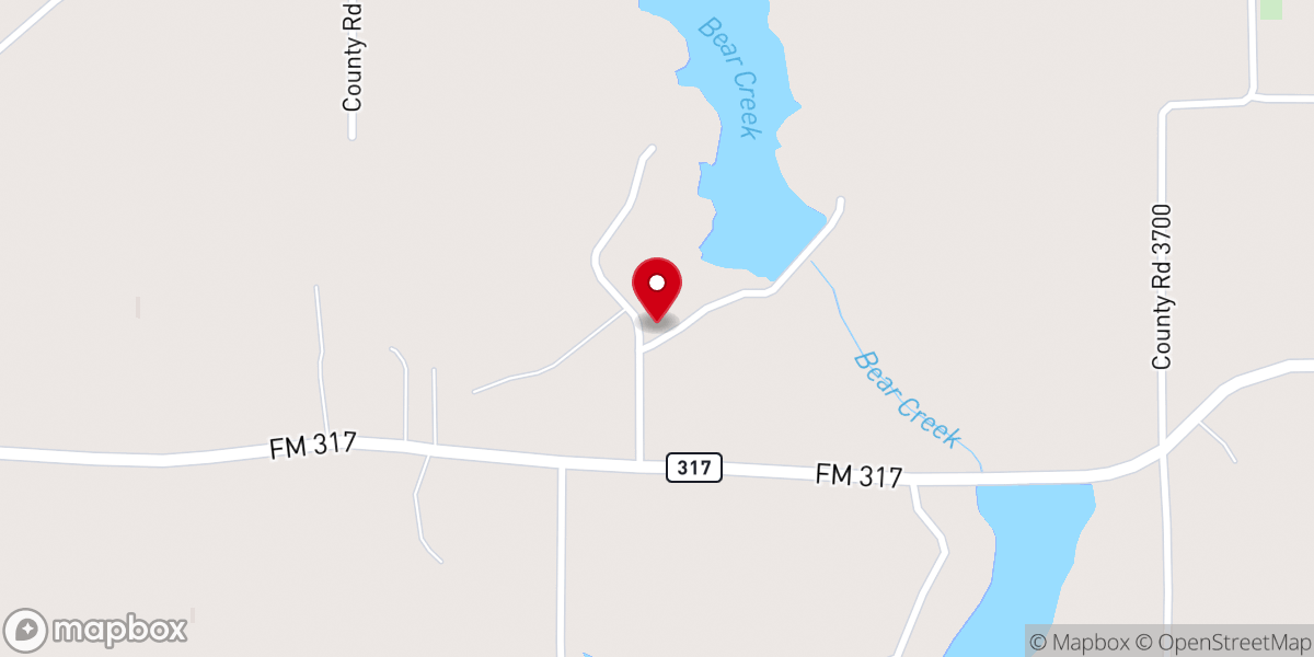 Map showing location of Lone Star Camp