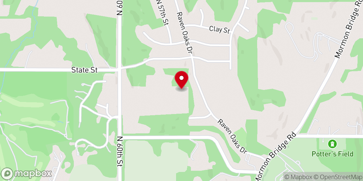 Map showing location of New Vision Outreach Ministries