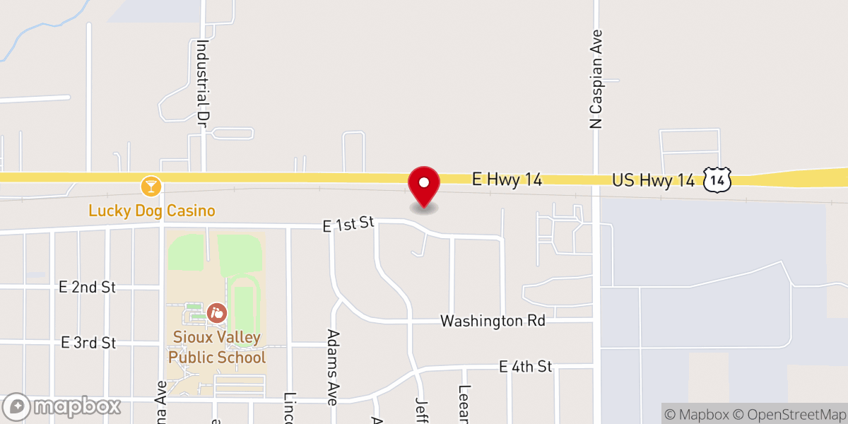 Map showing location of First Reformed Church