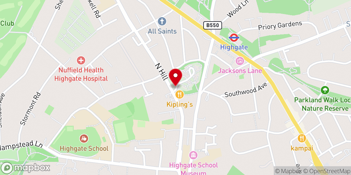 Map showing location of N6