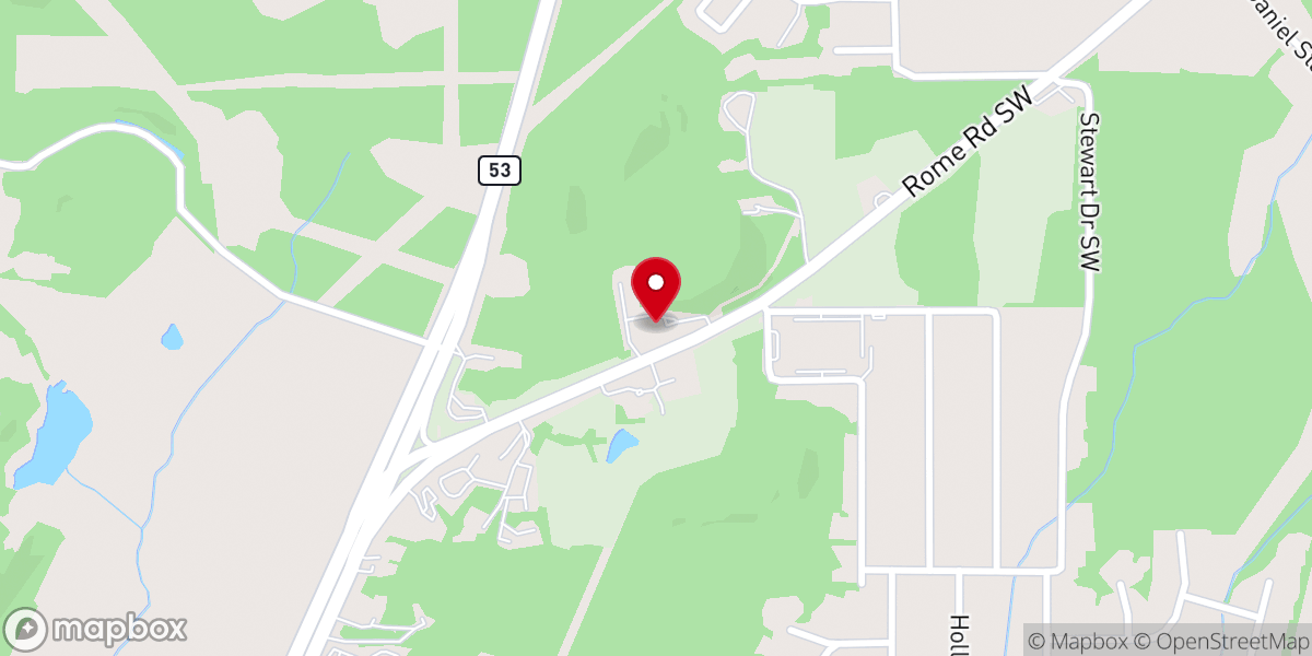 Map showing location of Saint Clements Catholic Church - Food Distribution Center