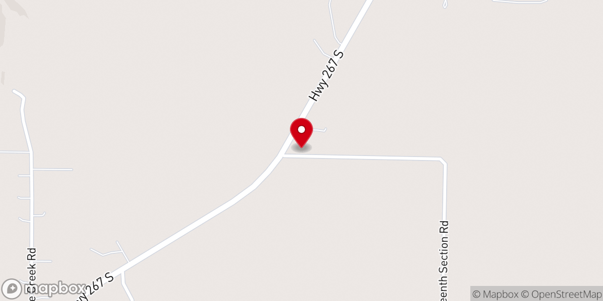 Map showing location of Sixteenth Section Church