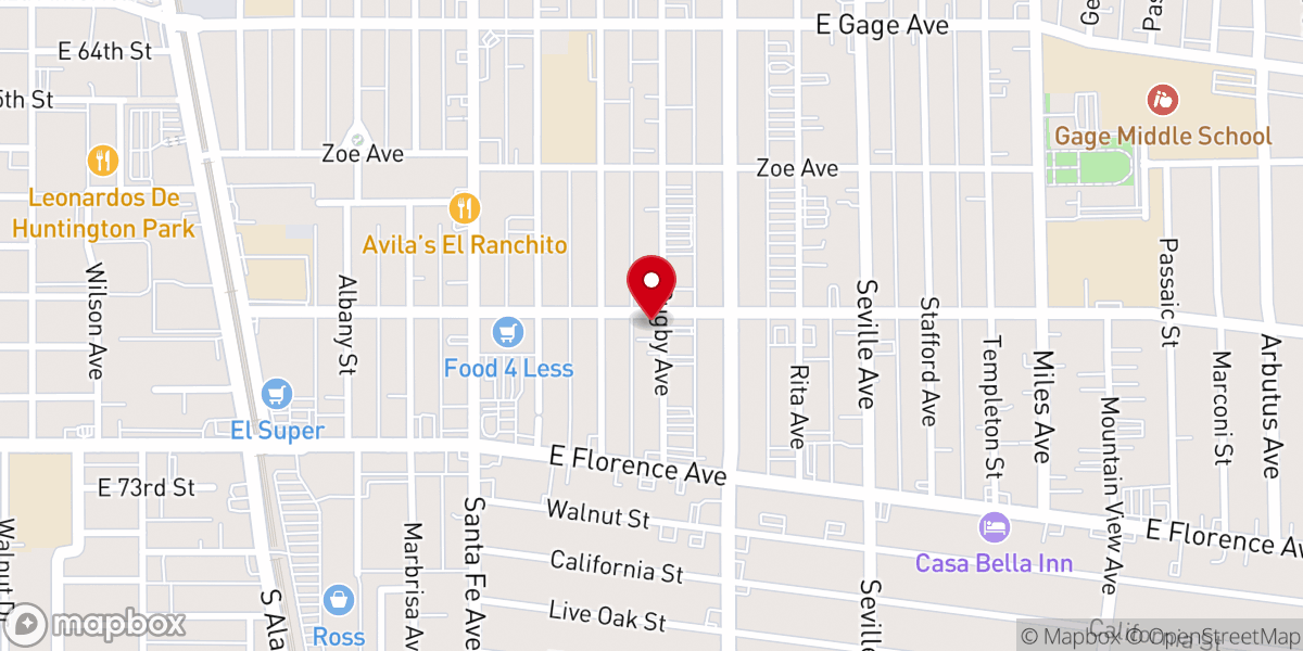 Map showing location of St. Celemente de Roma Episcopal Church