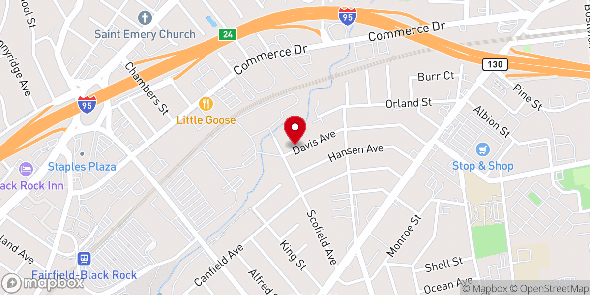 Map showing location of Iglesia De Dios Rosa De Saron Inc
