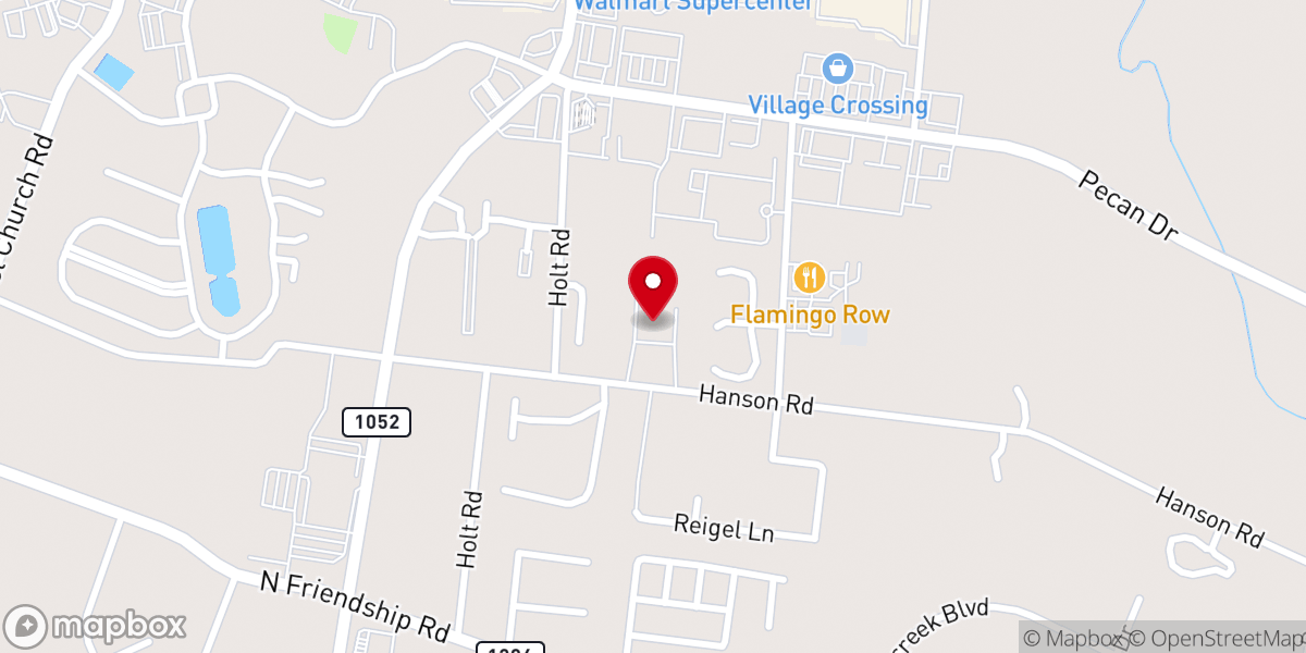 Map showing location of Faith Center Church