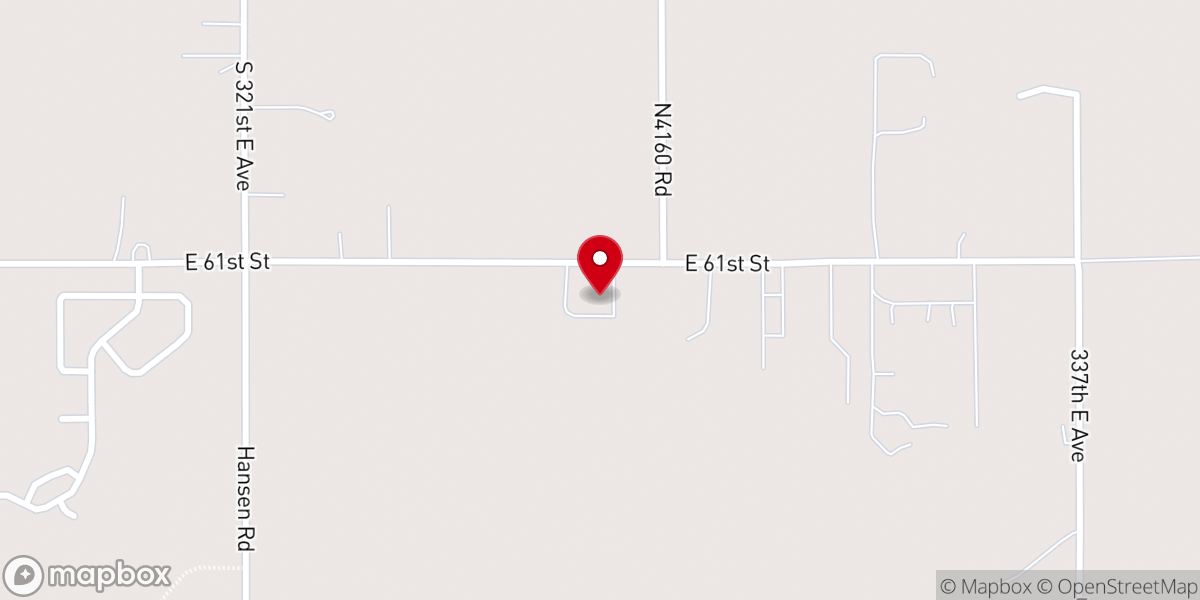 Map showing location of Thomas Community Church