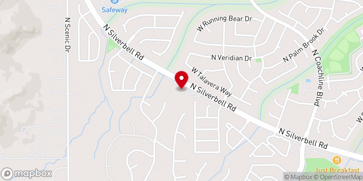 Map showing location of Redeemer Evangelical Lutheran Church