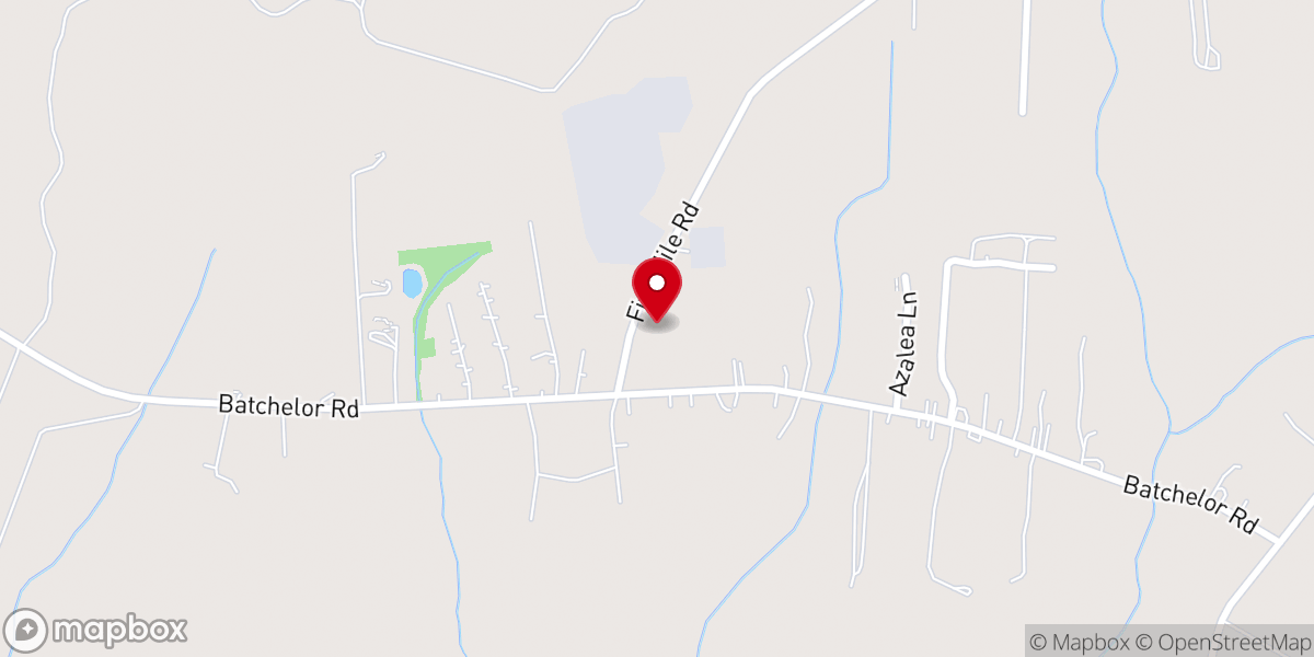 Map showing location of Davis Memorial Church