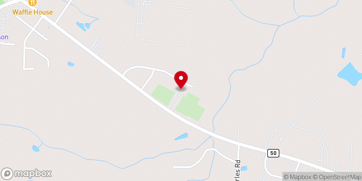 Map showing location of Banner Chapel Advent Christian Church