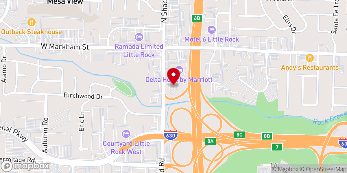 Map showing location of South City Church