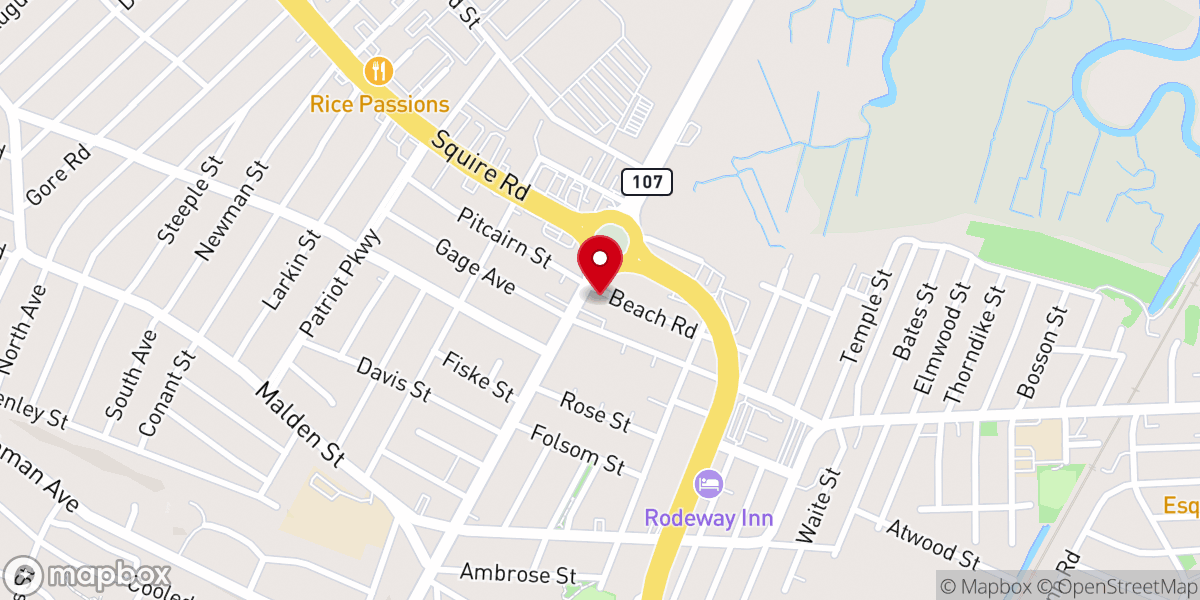Map showing location of Gospel Tabernacle Assembly Of God