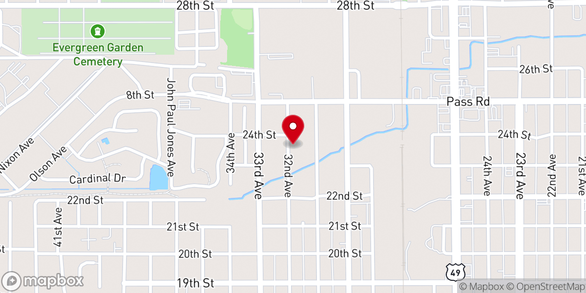 Map showing location of New Community Hope