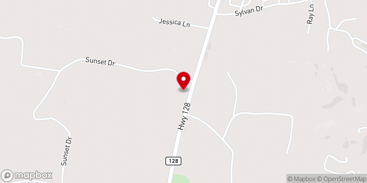 Map showing location of Mt Zion Church of Christ