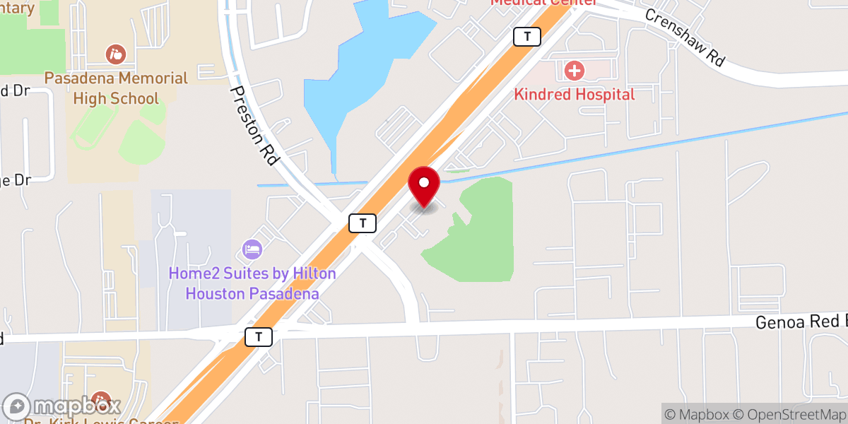 Map showing location of Clearpoint Church