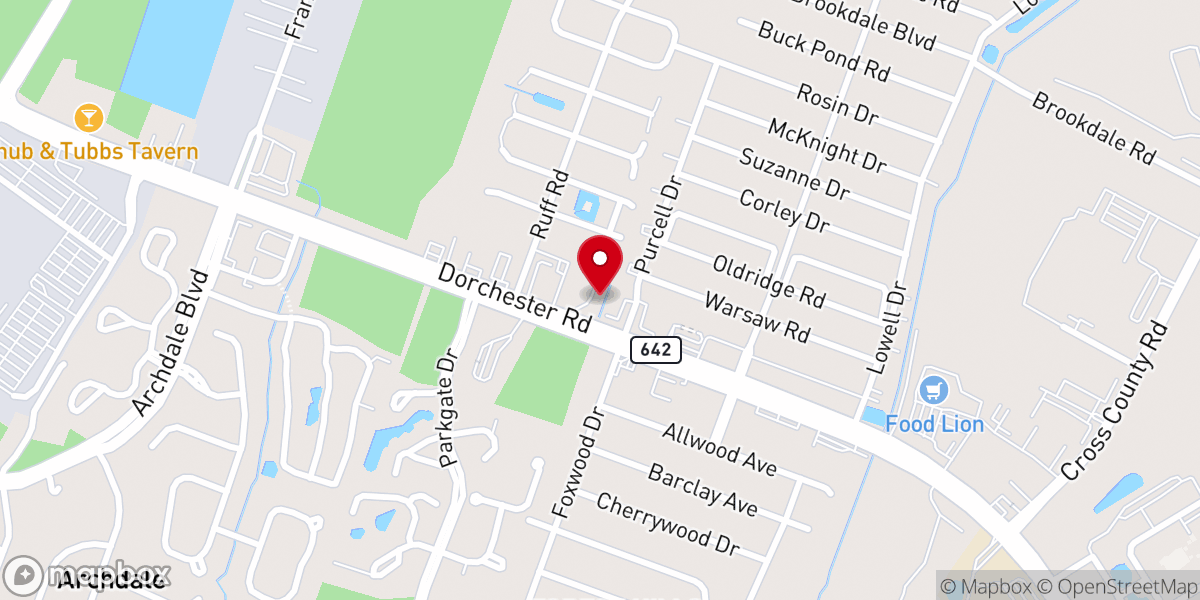 Map showing location of Metropolitan Community Church of Charleston - Food Distribution Center