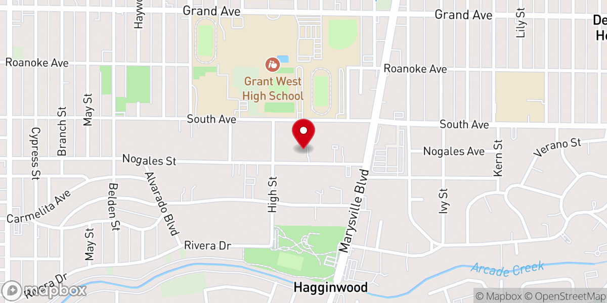 Map showing location of Greater Community Church of God in Christ