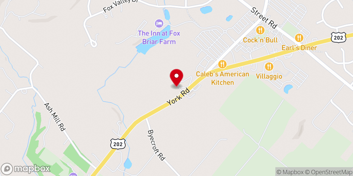 Map showing location of Buckingham Friends Meeting