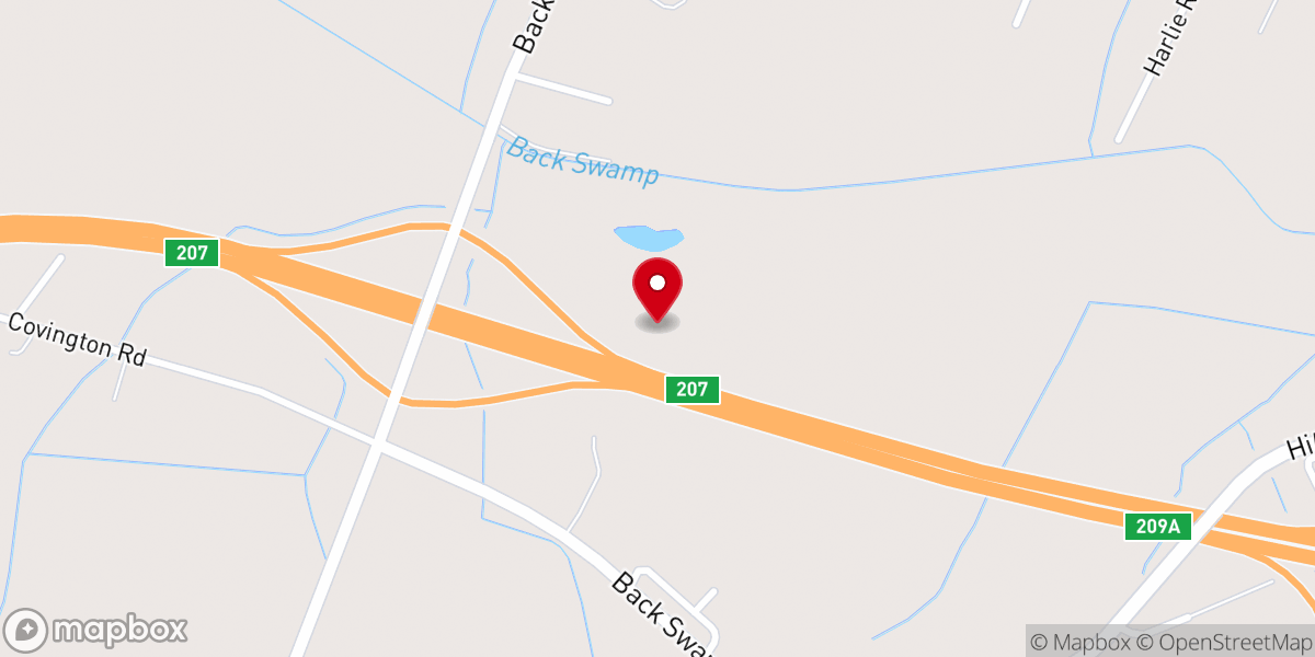 Map showing location of Grace on Wheels Inc