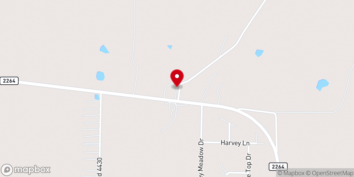Map showing location of Countryside Fellowship Church