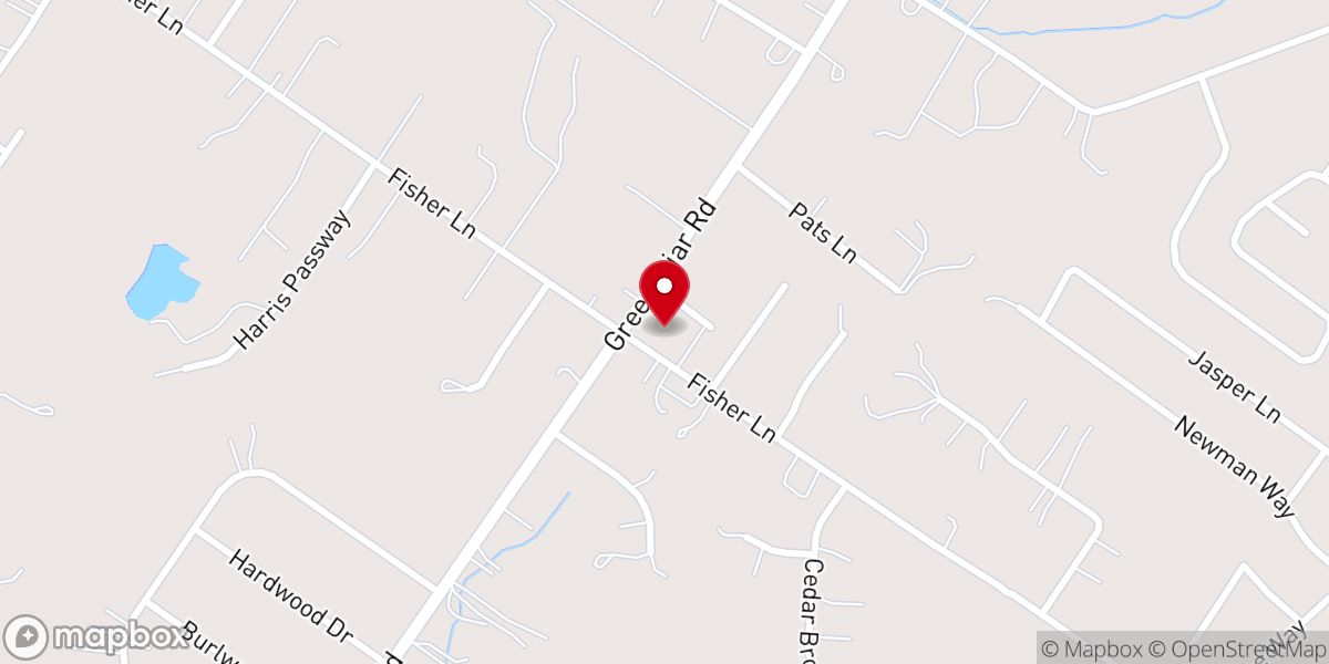 Map showing location of Vision Valley Baptist Church