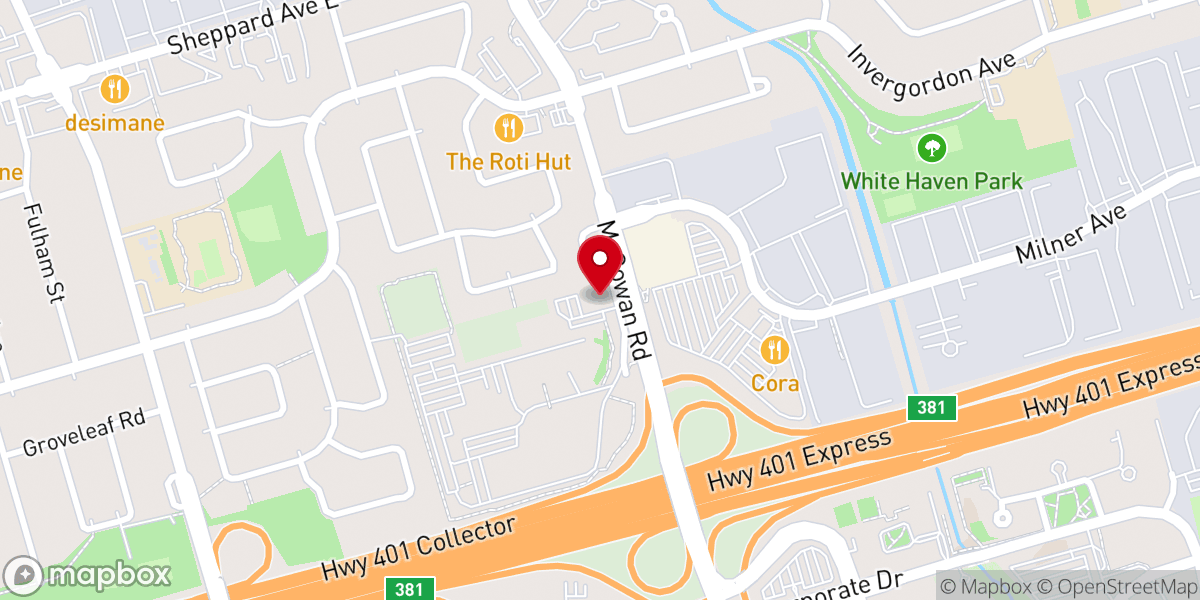 Map showing location of Grace Christian Reformed Church