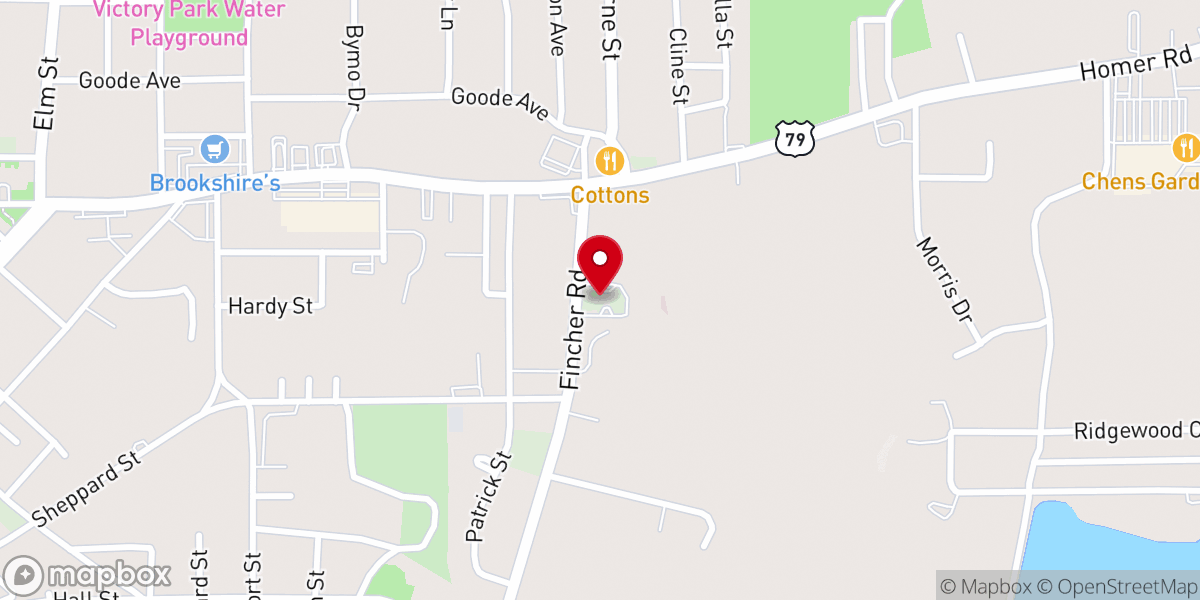 Map showing location of Greater Saint Paul Baptist Church