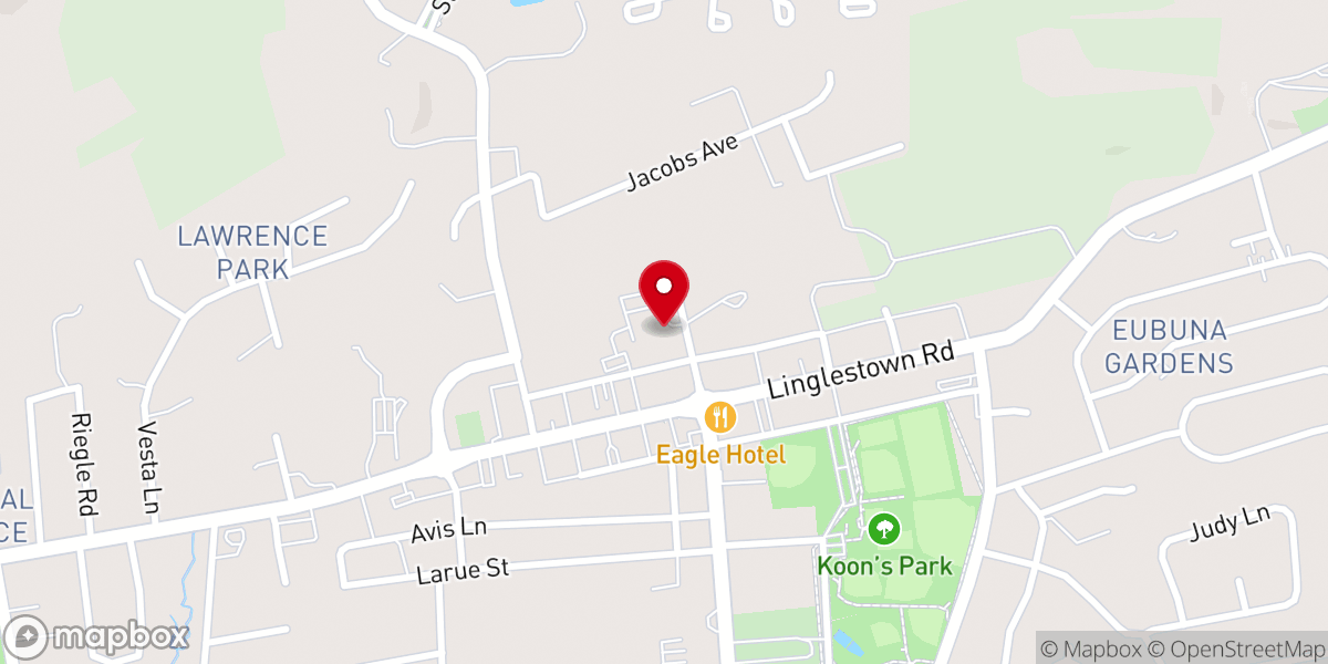 Map showing location of Linglestown Life United Methodist Church