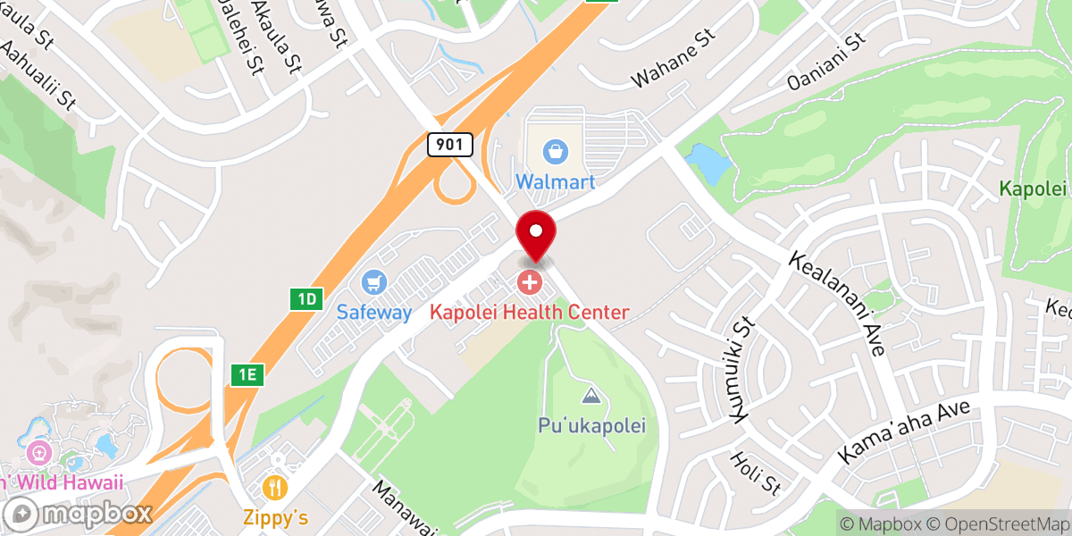 Map showing location of Wayland Baptist University - Hawaii