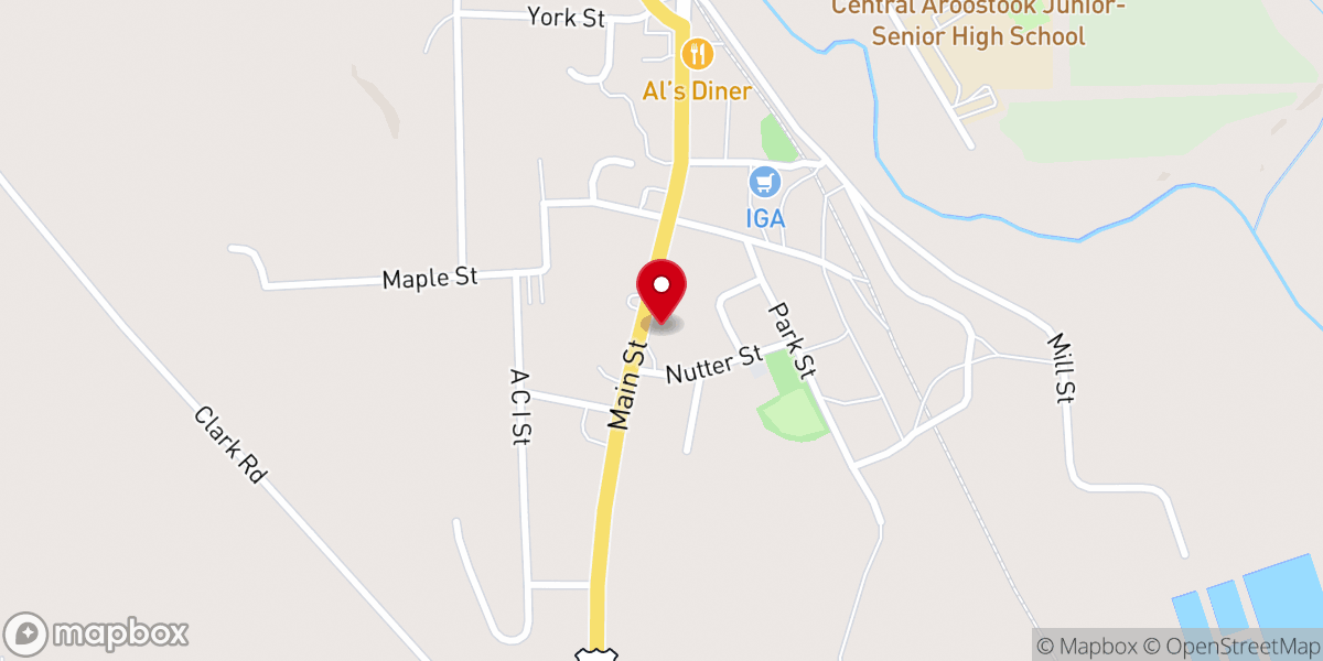 Map showing location of Saint Joseph Catholic Church