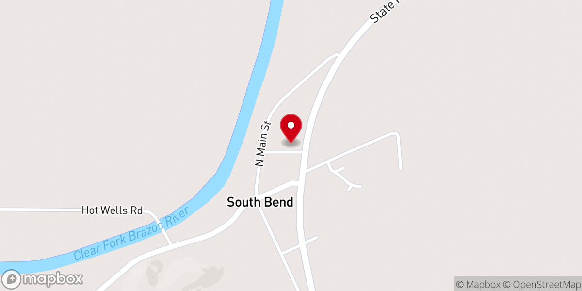 Map showing location of The Bend