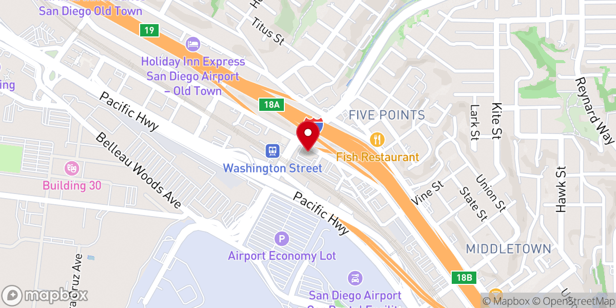 Map showing location of Light Church Downtown